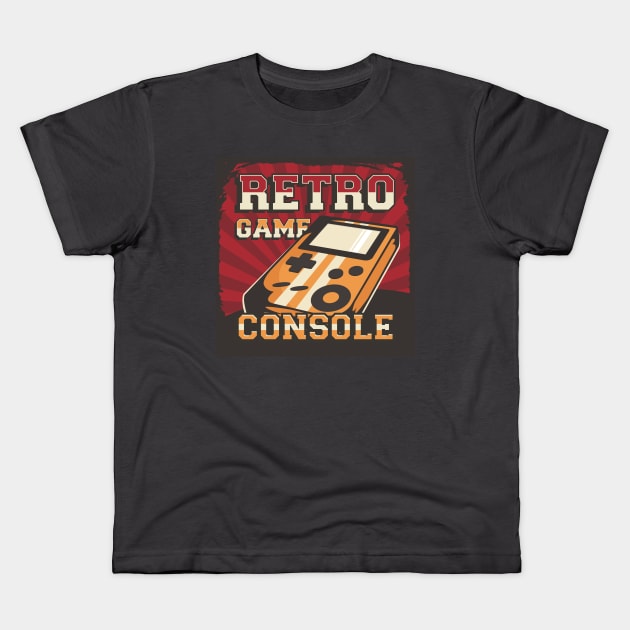 Retro game console Kids T-Shirt by GAMINGQUOTES